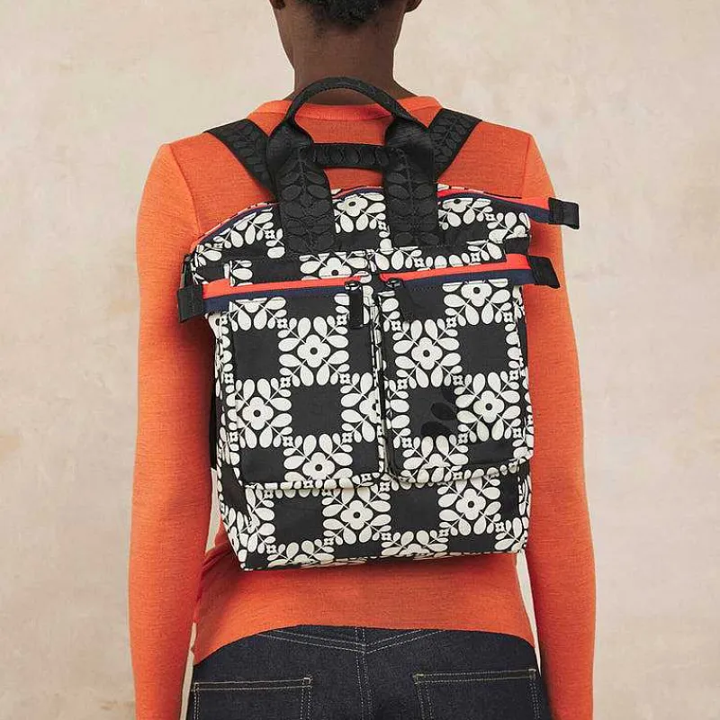 Orla Kiely Backpacks-Axis Medium Backpack