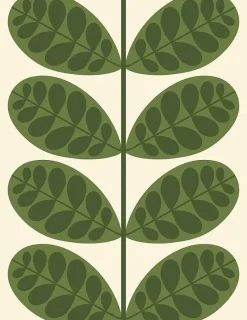 Orla Kiely Wallpaper-Botanica Fern Wallpaper
