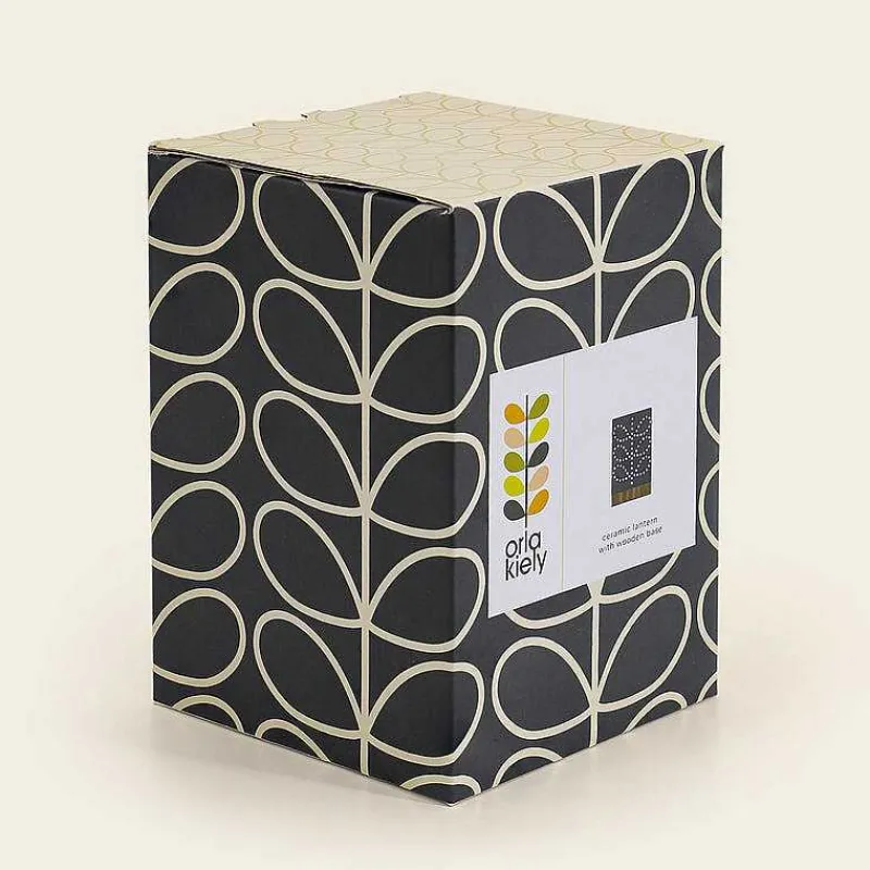 Orla Kiely Gifts Under £50-Ceramic Candle Holder