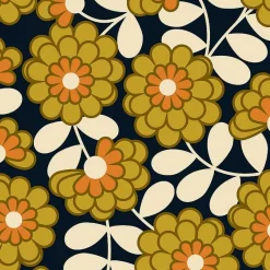 Orla Kiely Wallpaper-Dahlia Wallpaper