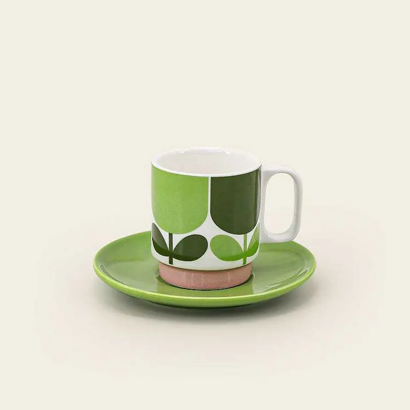 Orla Kiely Mugs & Teapots-Espresso & Saucer Set
