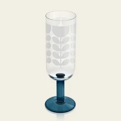 Orla Kiely Glassware-Formal Champagne Glass Set Of 4