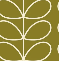 Orla Kiely Wallpaper-Giant Linear Stem Seagrass Wallpaper