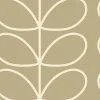 Orla Kiely Wallpaper-Giant Linear Stem Stone Wallpaper