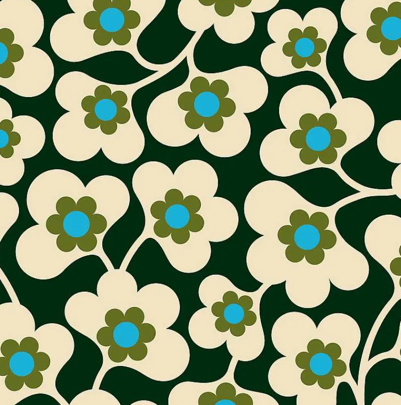 Orla Kiely Wallpaper-Japonica Wallpaper