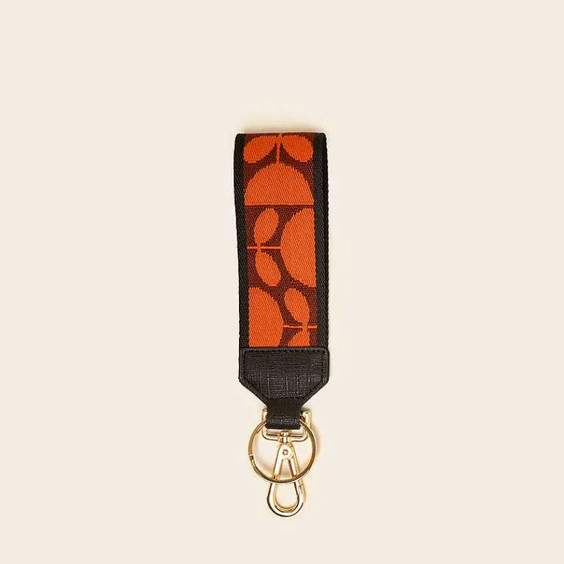 Orla Kiely Straps & Key Rings-Key Ring