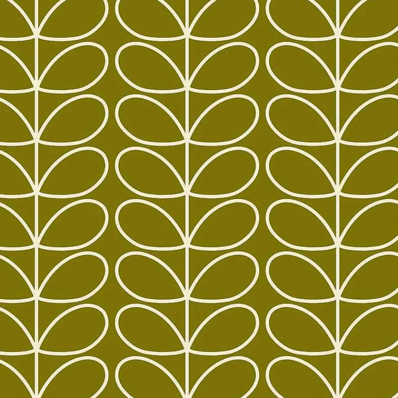 Orla Kiely Wallpaper-Linear Stem Seagrass Wallpaper