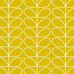 Orla Kiely Wallpaper-Linear Stem Sunflower Wallpaper