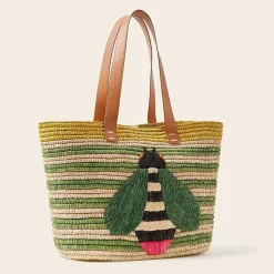Orla Kiely Shoulder Bags-Monday Basket Bag