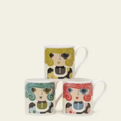 Orla Kiely Mugs & Teapots-Mug Set Of 3