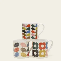 Orla Kiely Mugs & Teapots-Mug Set Of 3