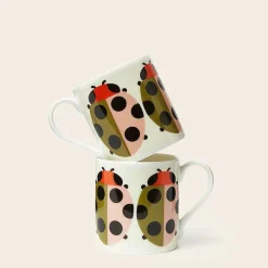 Orla Kiely Gifts Under £100-Mug Set Of 2