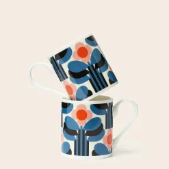 Orla Kiely Mugs & Teapots-Mug Set Of 2
