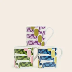 Orla Kiely Mugs & Teapots-Mug Set Of 3