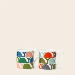 Orla Kiely Mugs & Teapots-Mug Set Of 2