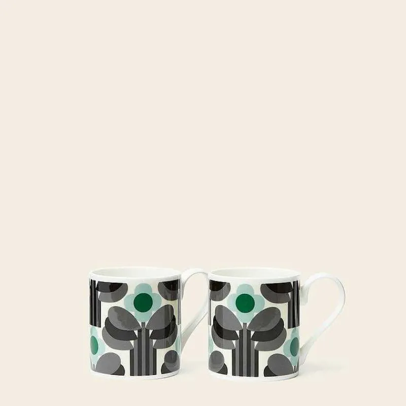 Orla Kiely Mugs & Teapots-Mug Set Of 2