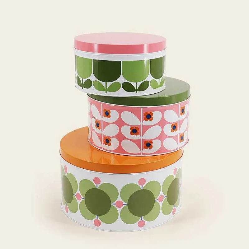 Orla Kiely Gifts Under £100-Nesting Cake Tins