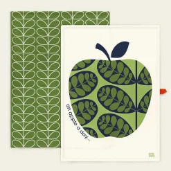 Orla Kiely Kitchen Textiles-Set Of 2 Tea Towels
