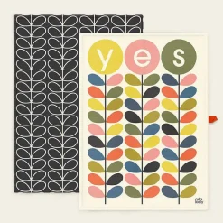 Orla Kiely Kitchen Textiles-Set Of 2 Tea Towels