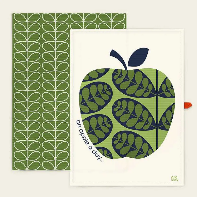Orla Kiely Gifts Under £100-Set Of 2 Tea Towels
