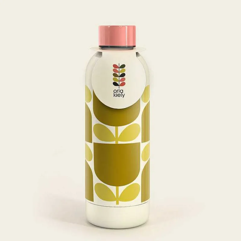 Orla Kiely Gifts Under £50-Stainless Steel Water Bottle