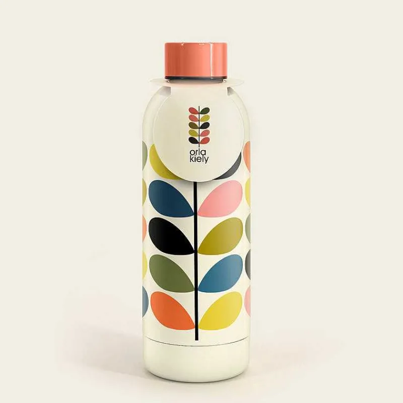 Orla Kiely Water Bottles-Stainless Steel Water Bottle