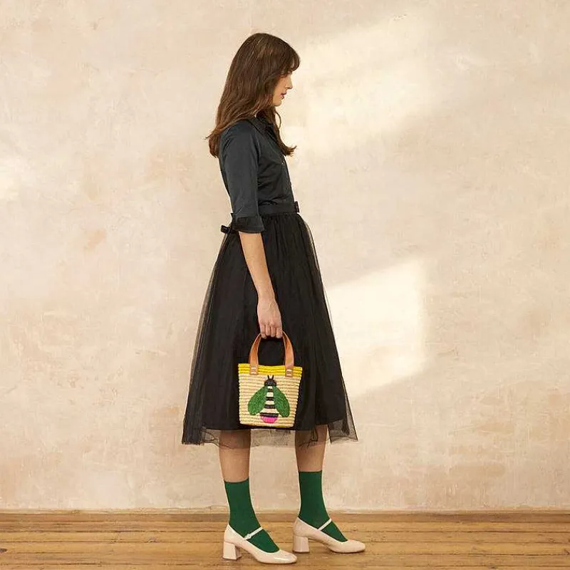 Orla Kiely Handbags-Sunday Mini Basket Bag