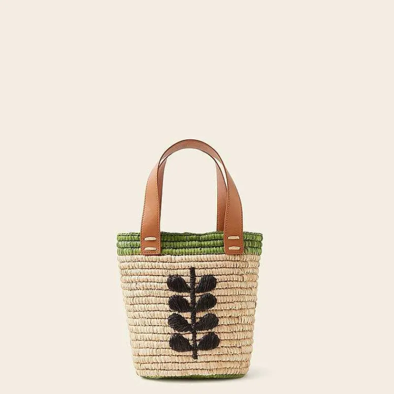 Orla Kiely Tote Bags-Sunday Mini Basket Bag
