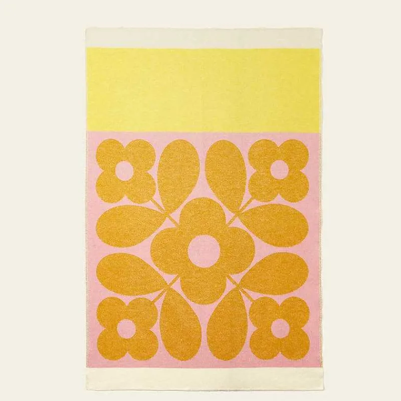 Orla Kiely Blankets-Wool Jacquard Blanket