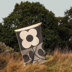 Orla Kiely Blankets-Wool Jacquard Blanket