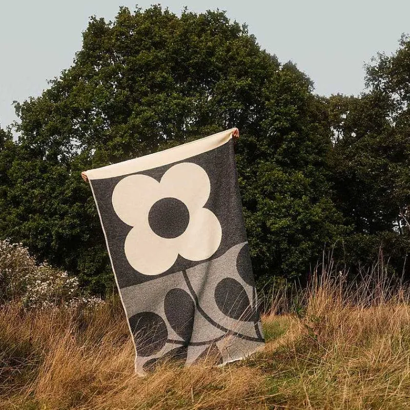 Orla Kiely Blankets-Wool Jacquard Blanket